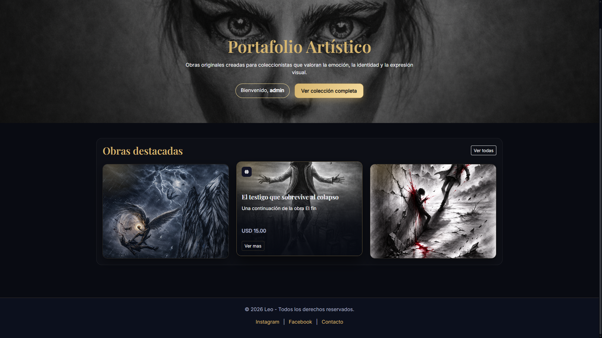 E-commerce de Obras de Arte